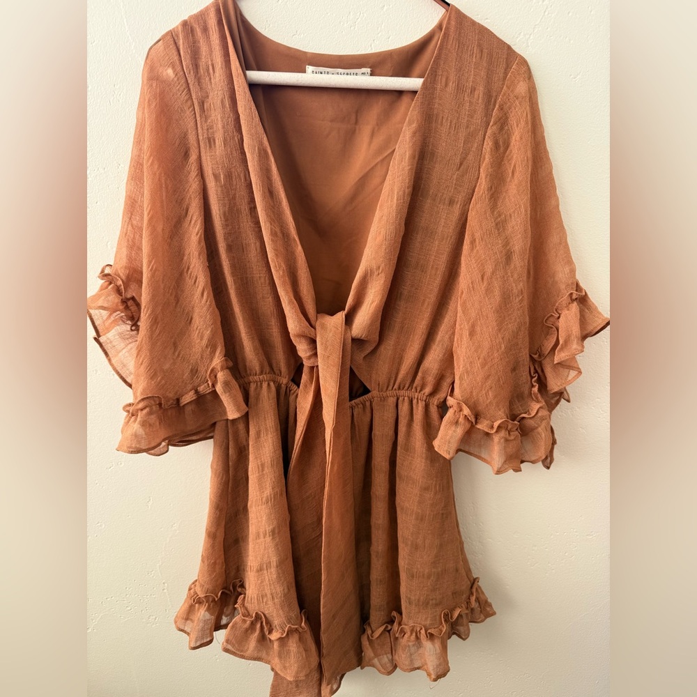 Burnt Orange romper